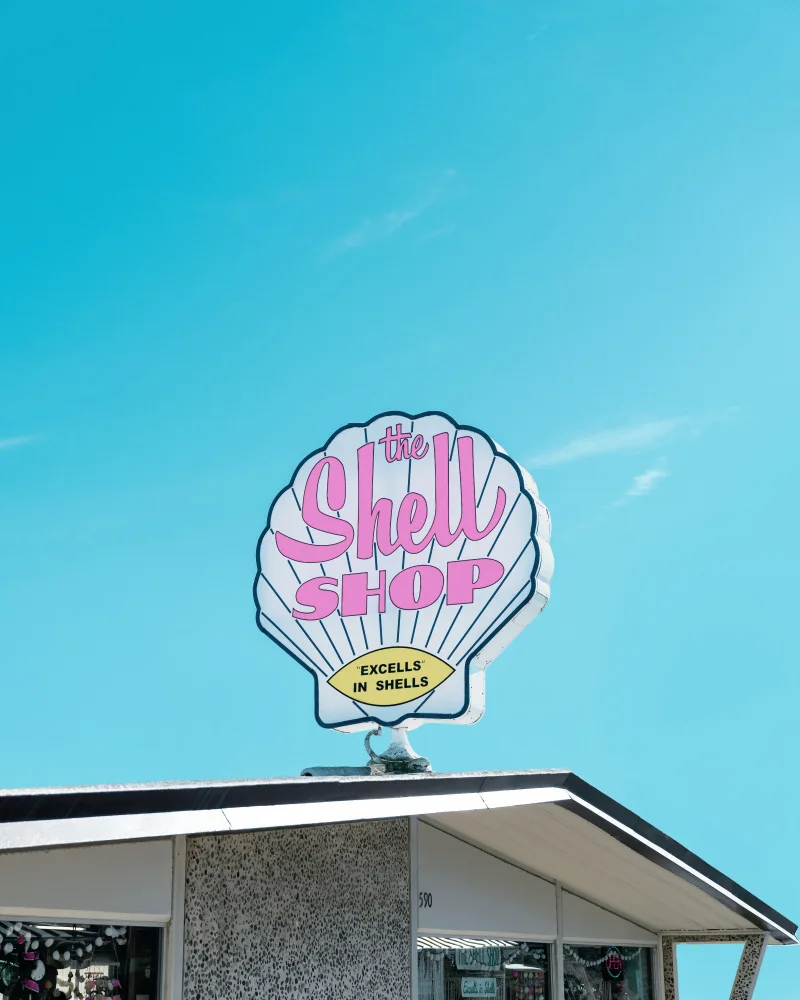 Windeknecht, Tom: Shell Shop Vintage Sign