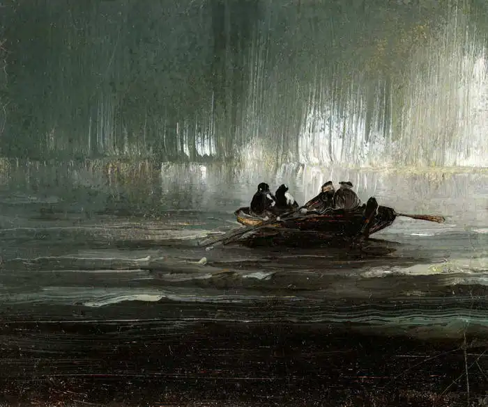 Balke, Peder: Aurora sopra la barca