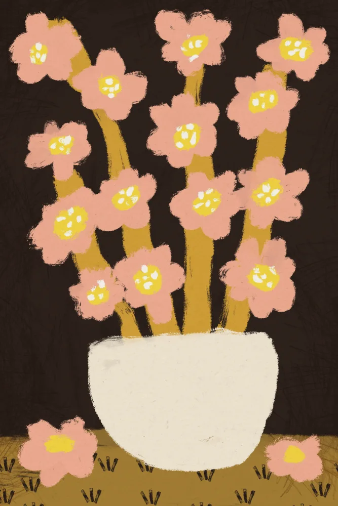 Treechild: Impression de fleurs pastel n° 8