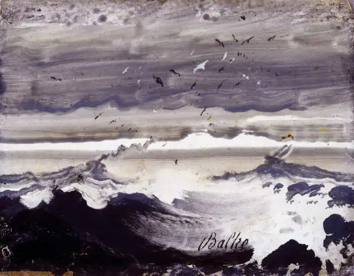 Balke, Peder: Stormy sea