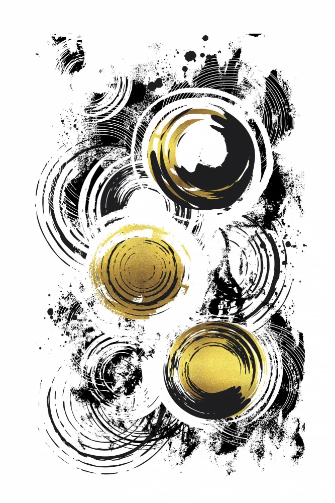 Viola, Melanie: ART ABSTRAIT Cercles Déchaînés