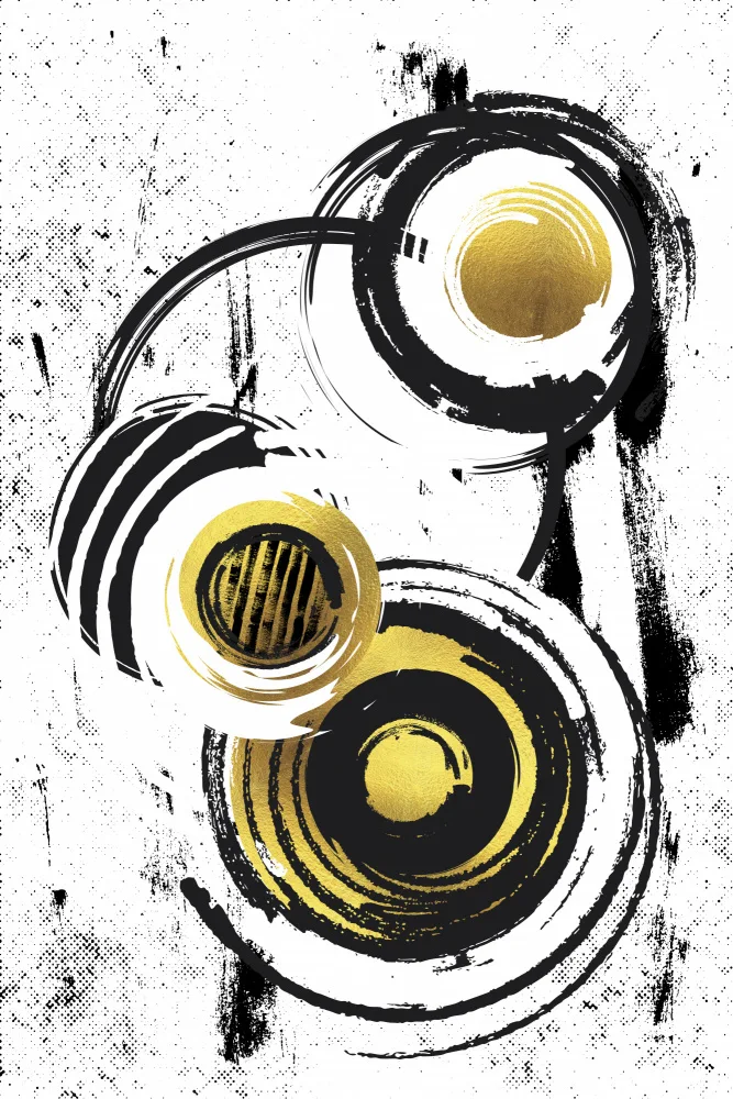 Viola, Melanie: ART ABSTRAIT Cercles tournants
