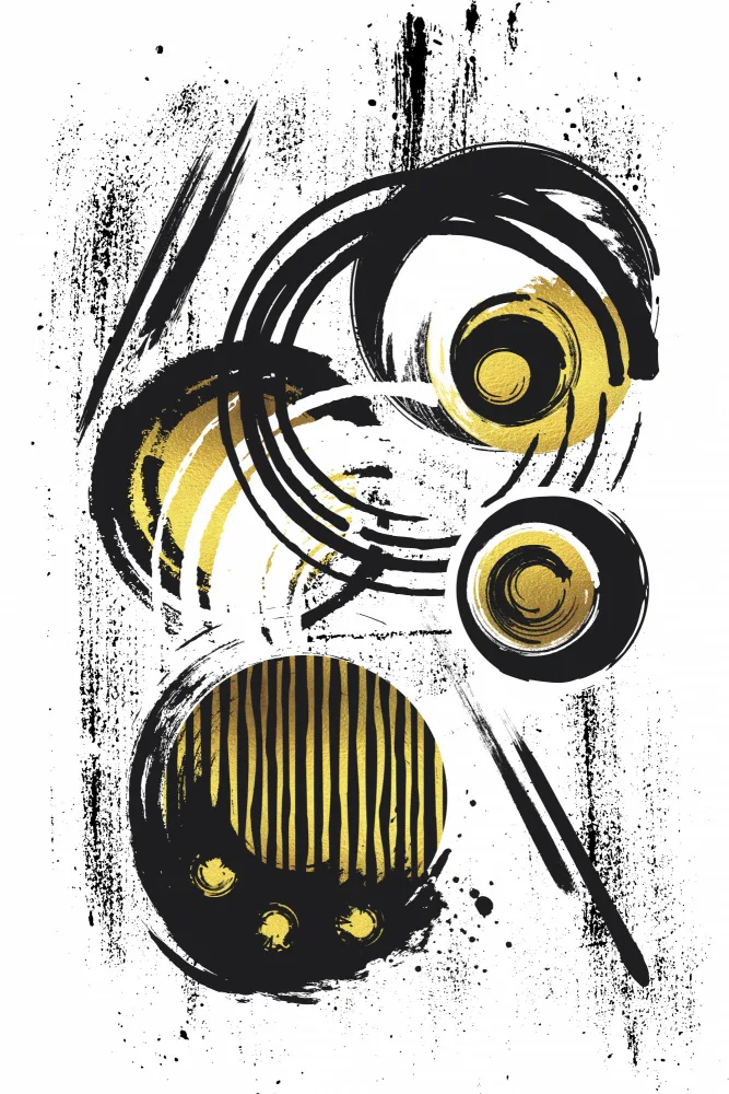 Viola, Melanie: ART ABSTRAIT Cercles funky