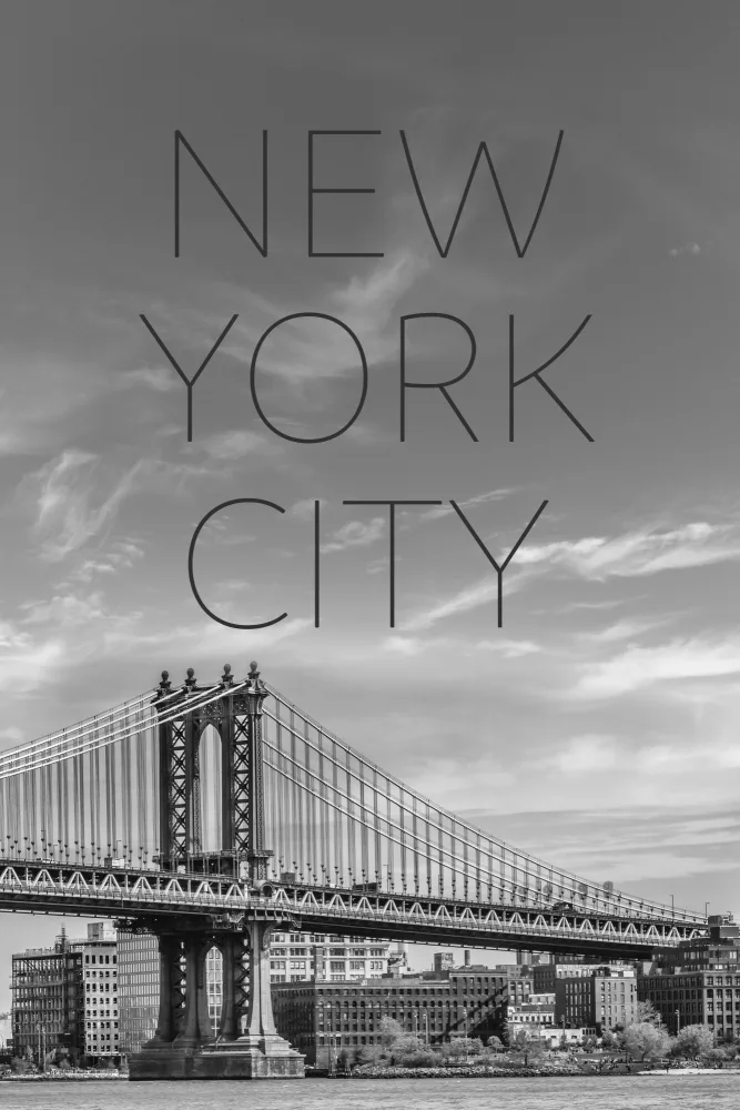 Viola, Melanie: Pont de Manhattan à New York | Texte et horizon