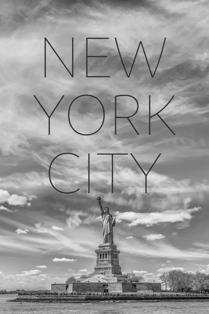 Viola, Melanie: NYC Socha svobody | Text a Skyline