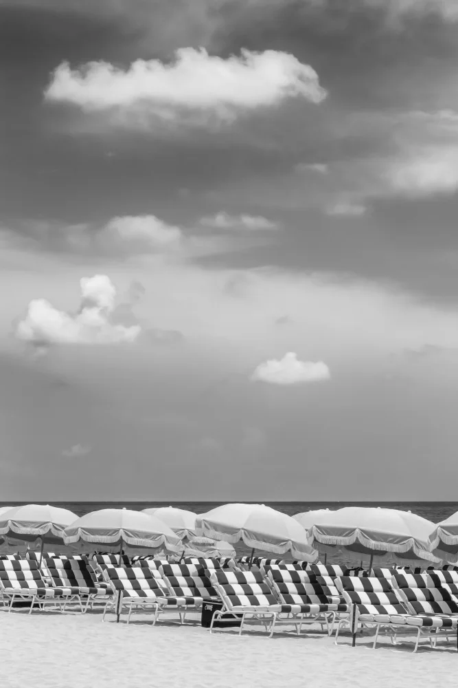 Viola, Melanie: MIAMI BEACH Monochromatická plážová scéna