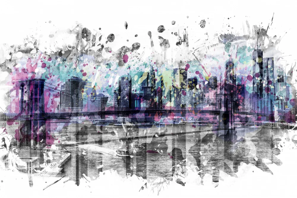 Viola, Melanie: Art moderne Horizon de la VILLE DE NEW YORK | Éclaboussures