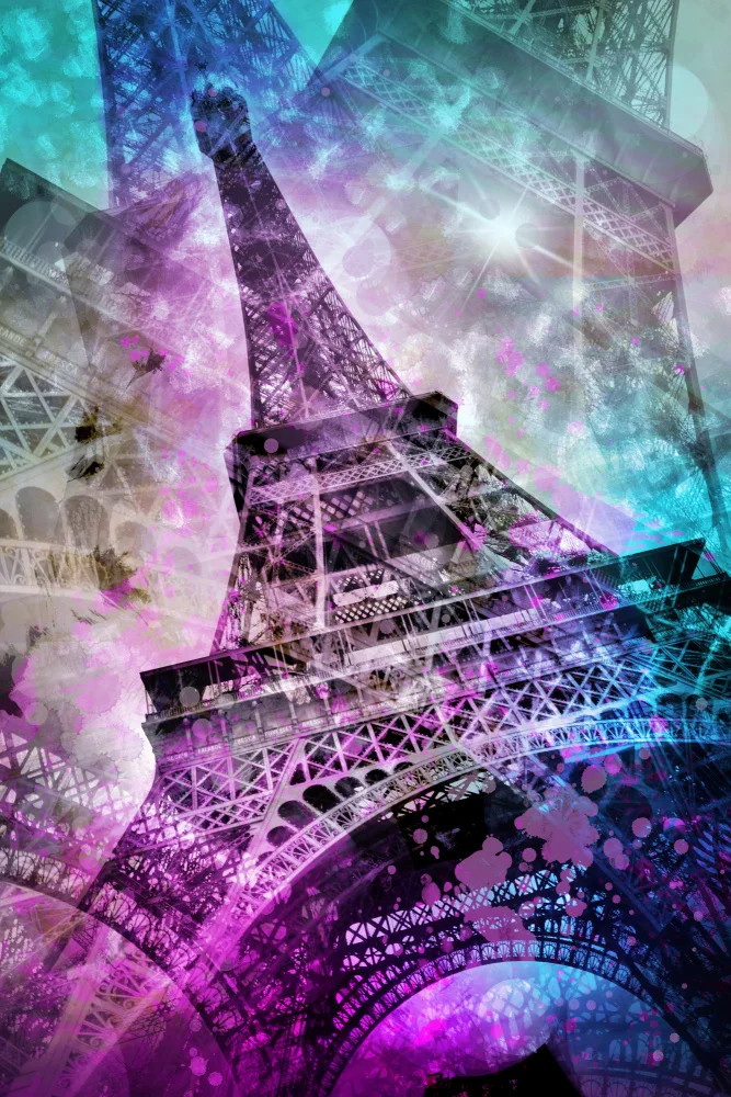 Viola, Melanie: Tour Eiffel Pop Art
