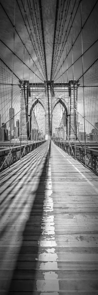 Viola, Melanie: NEW YORK CITY Brooklyn Bridge - vzpřímené štíhlé panorama