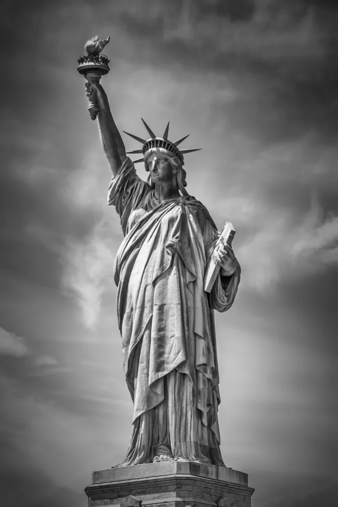 Viola, Melanie: Statua della libertà monocromatica di NEW YORK CITY