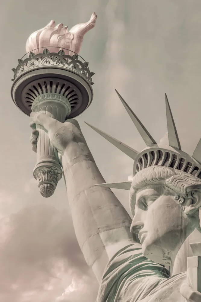 Viola, Melanie: NEW YORK CITY Statua della Libertà | stile vintage urbano