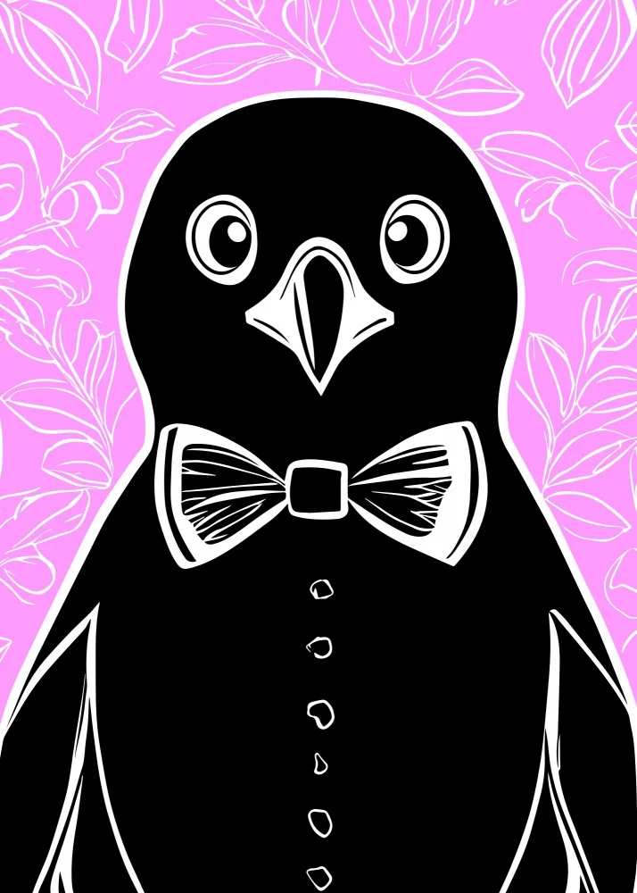 Magnusson, Andreas: Penguin with bow tie