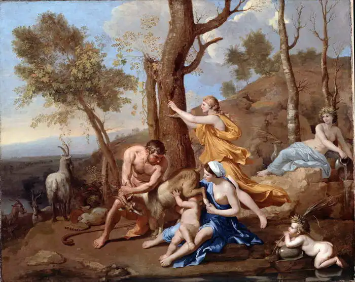 Poussin, Nicolas: Prendre soin de Jupiter