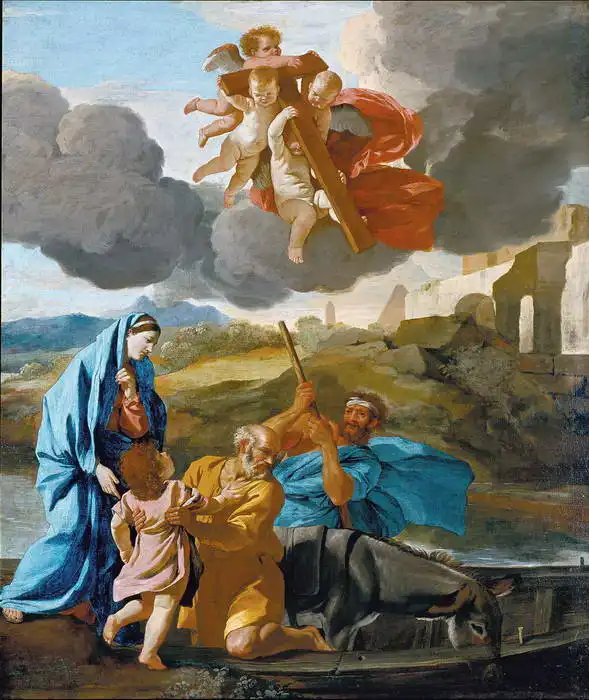 Poussin, Nicolas: Retour de la Sainte Famille d