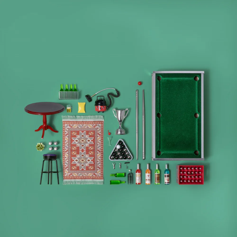 Ramiro, Julia: Pool BarDollhouse inventář / tmavě zelená