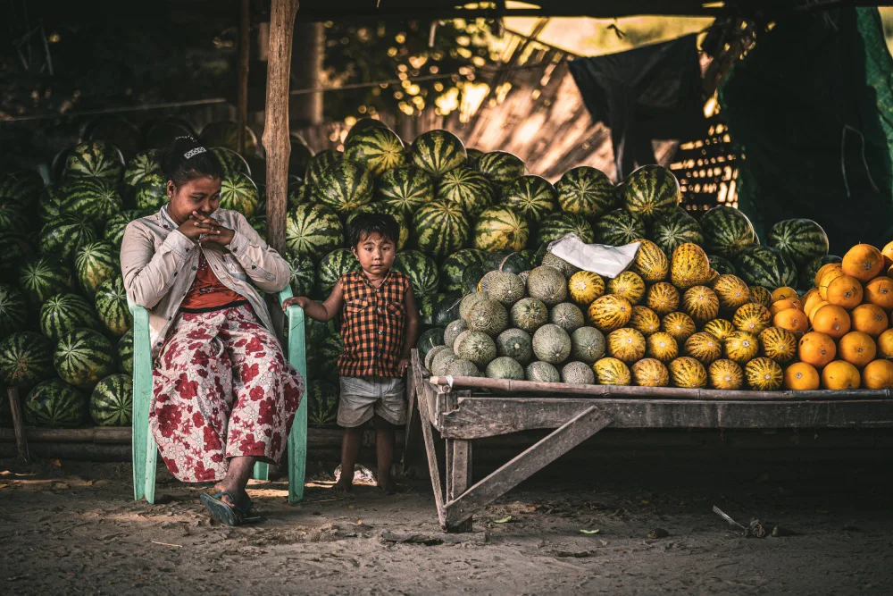 Tagliarino, Marco: Watermelons shop