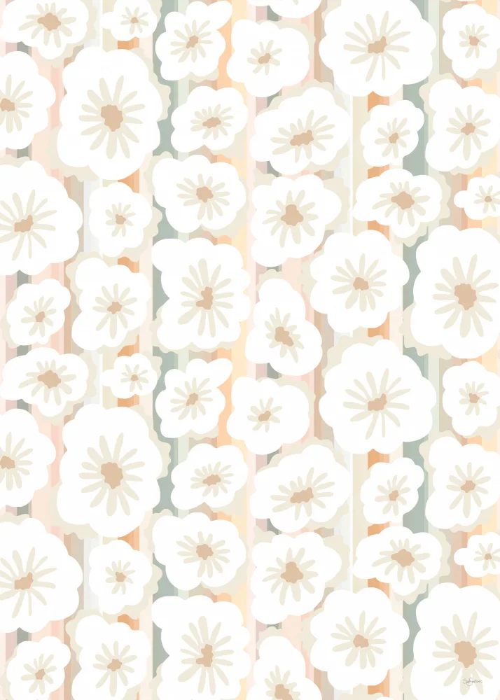 Skellern, Sue: Flower Power auf Streifen