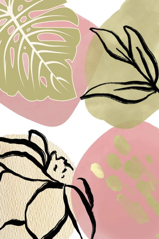Moss, Ann Sally: Botanická zelená N růžová 1