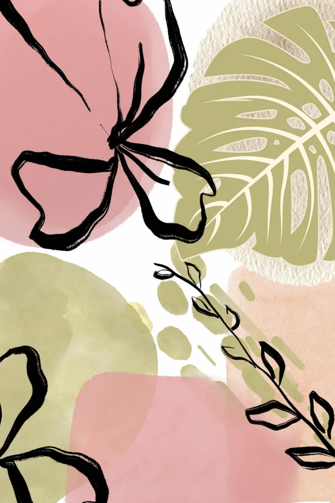 Moss, Ann Sally: Botanická zelená N růžová 3