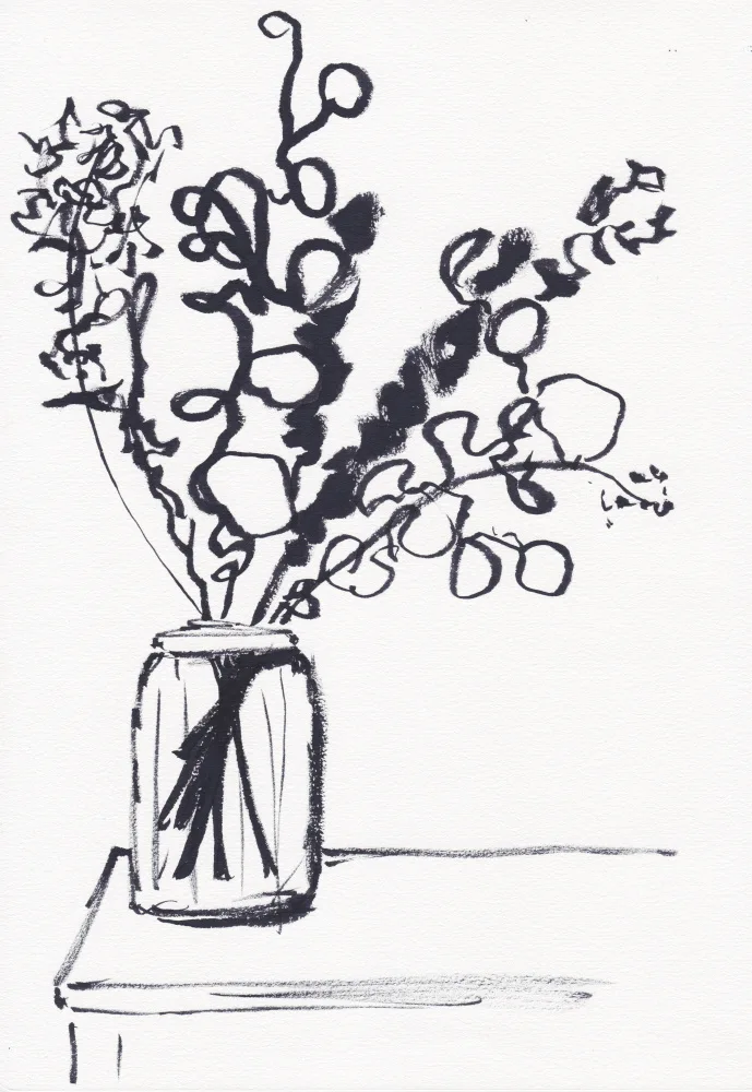 Lindstrom, Christine: Nature morte en noir et blanc