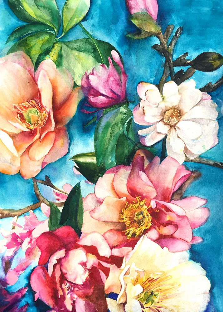 Lindstrom, Christine: Floral Tropical I Grand