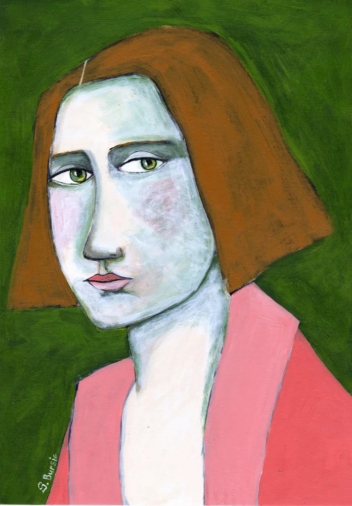 Bursic, Sharyn: Woman in Pink Jacket