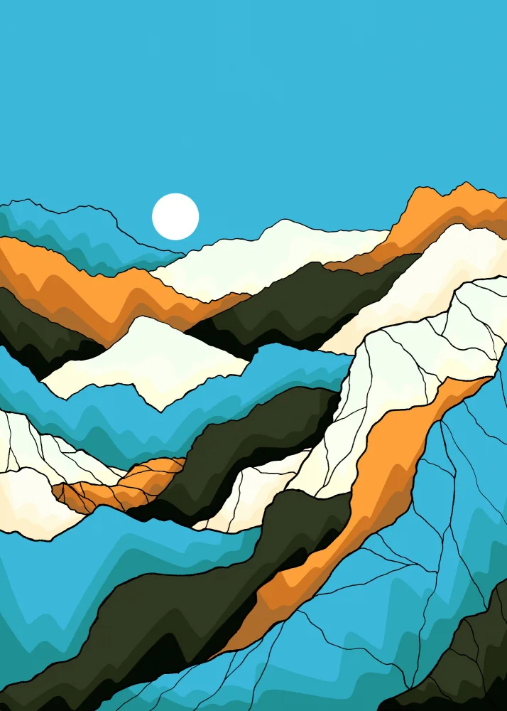 Wade, Stephen: Cold Blue Mountains