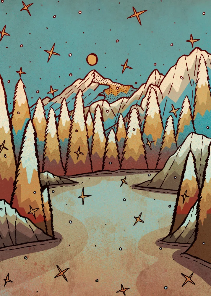 Wade, Stephen: Winter of Gold and Blue