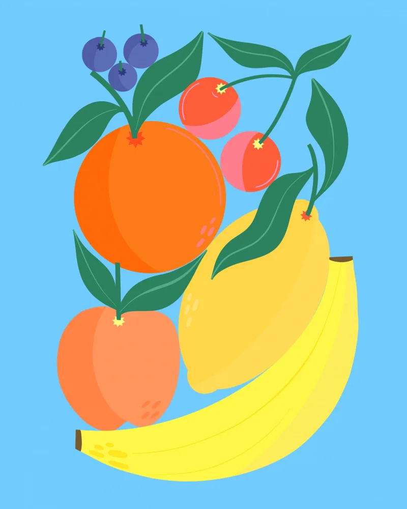 Donne, Melissa: Stacked Fruits