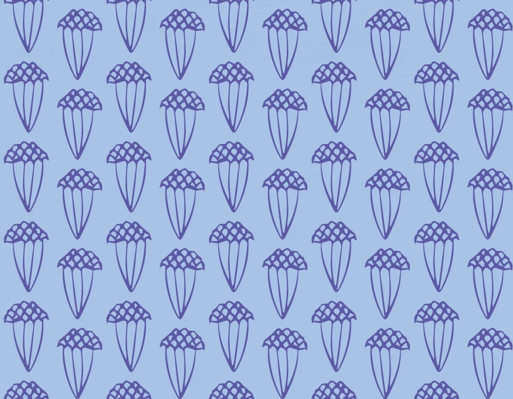 Gustafsson, Yvonne: Seed Capsule Light Blue