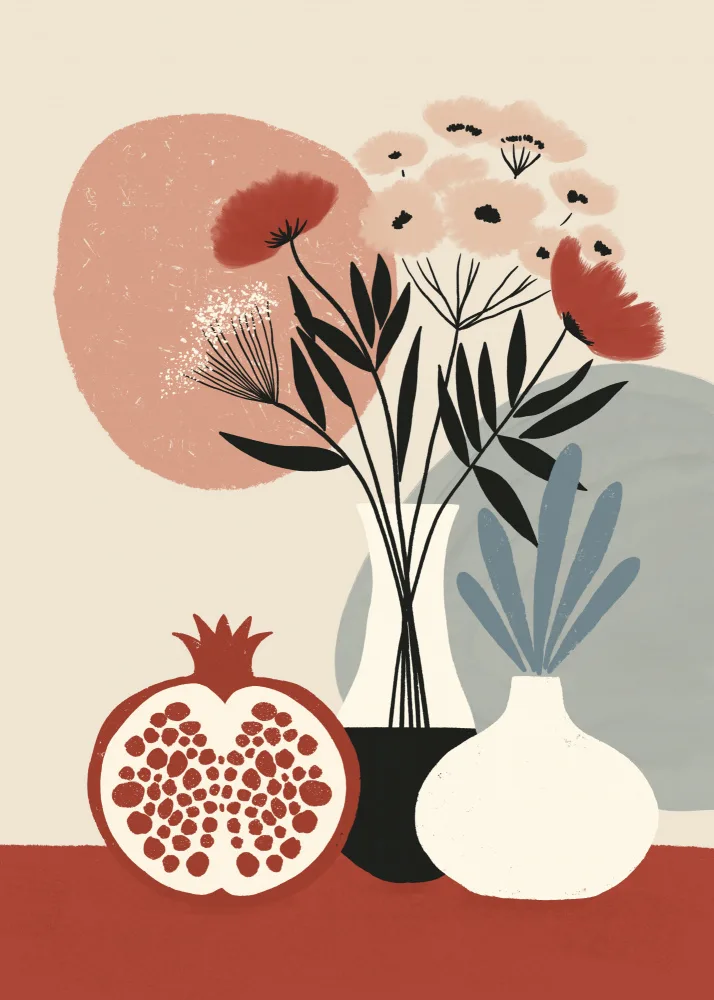 Gąsiorowska, Katarzyna: Pomegranate Still Life 03