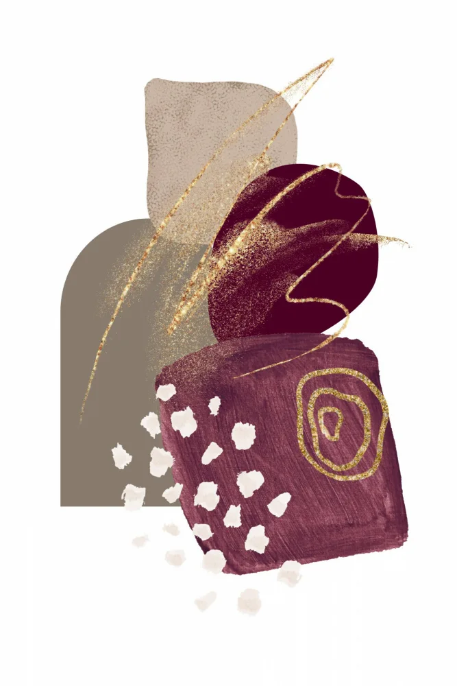 Moss, Ann Sally: Mauve and Taupe 5