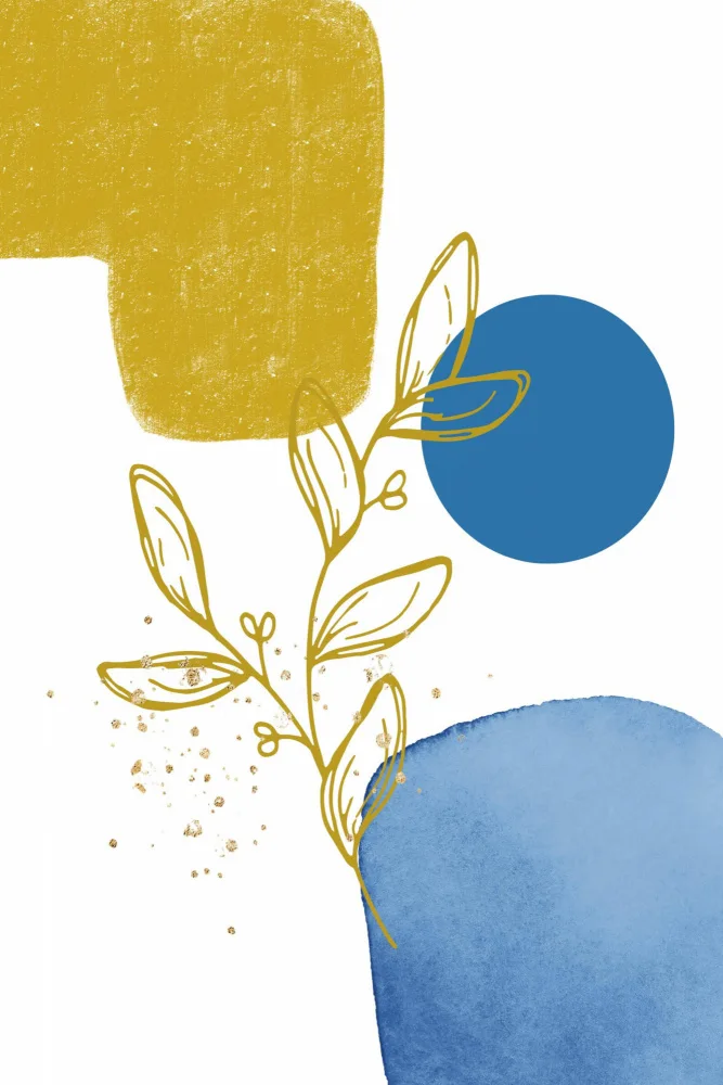 Moss, Ann Sally: Sunrise Blue Gold 2