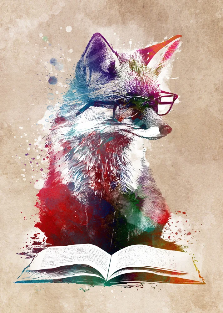 Jaszke, Justyna: Fox reading book