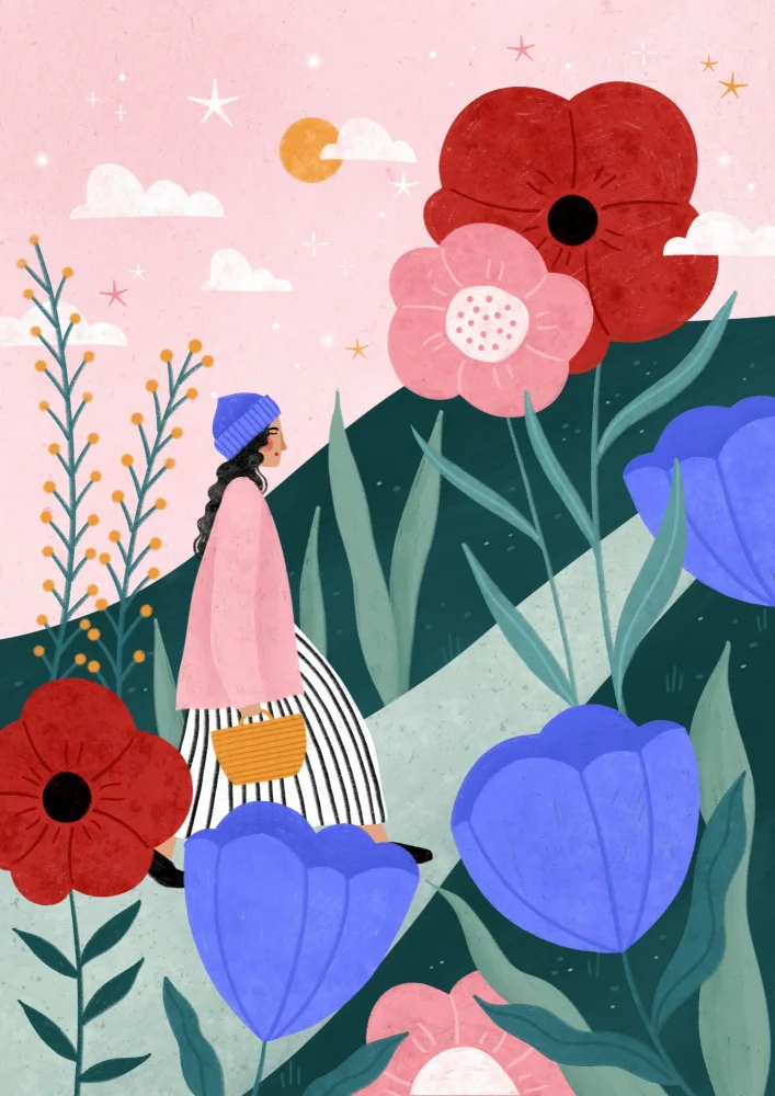 Muller, Bea: Flower Walk