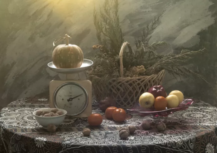 UstinaGreen: Still life with  the Scales