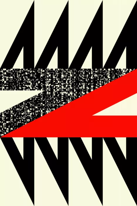 Strnad, Petr: Bold Black Triangles and a Dynamic Red Shape