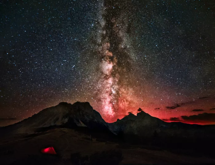 fotorax, Jevric Radojica: Mountain Komovi and the Milky Way