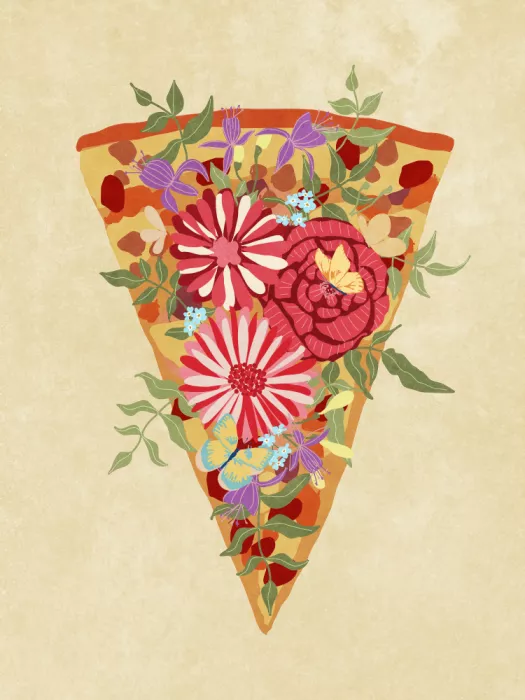 Oltmanns, Raissa: Slice of flower pizza