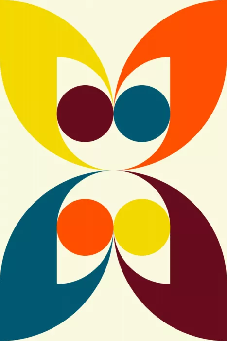 Strnad, Petr: Colorful Symmetric Shapes and Circles