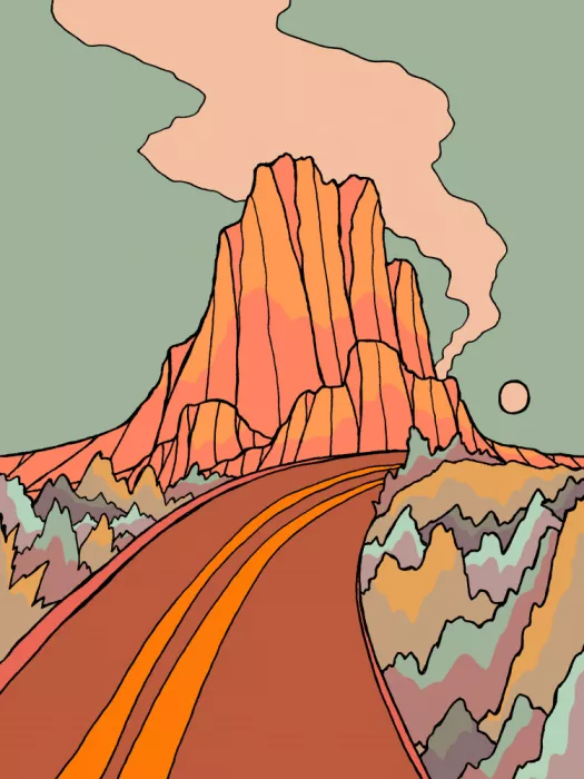 Wade, Stephen: Road Past the Mountain