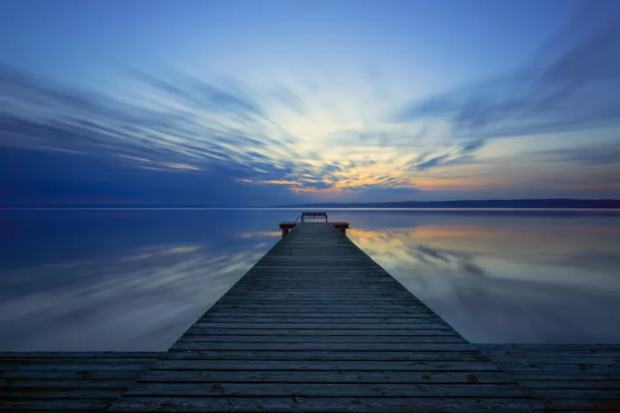 Krenek, Peter: After sunset at Weiden am See 3