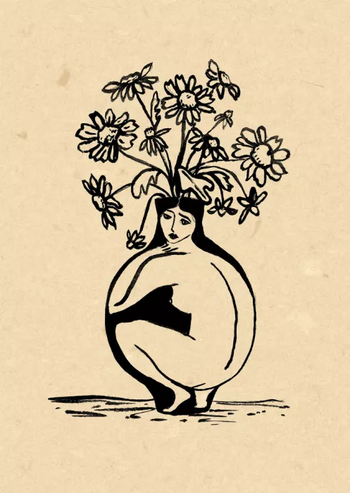 Oltmanns, Raissa: Frau in der Vase