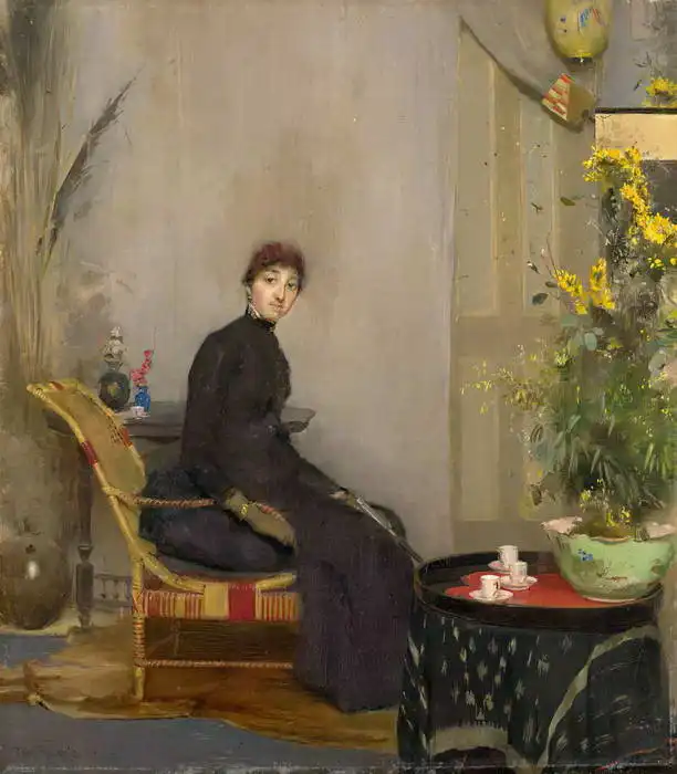 Roberts, Tom: Mrs. L. A. Abrahams
