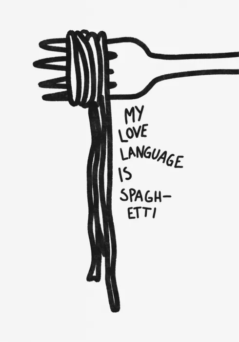 Fritsch, Athene: Les Spaghetti, langage de l