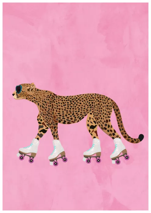 Manovski, Sarah: Cheetah rollerskating