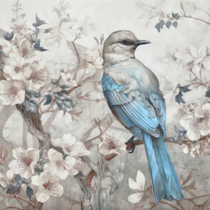 Haase, Andrea: Chinoiserie Uccello Vibrazioni Primaverili 002
