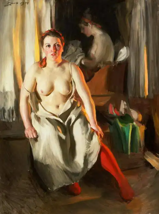 Zorn, Anders: Red stockings
