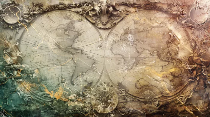Kulik, Rafal: Illustration cartographique du monde 10