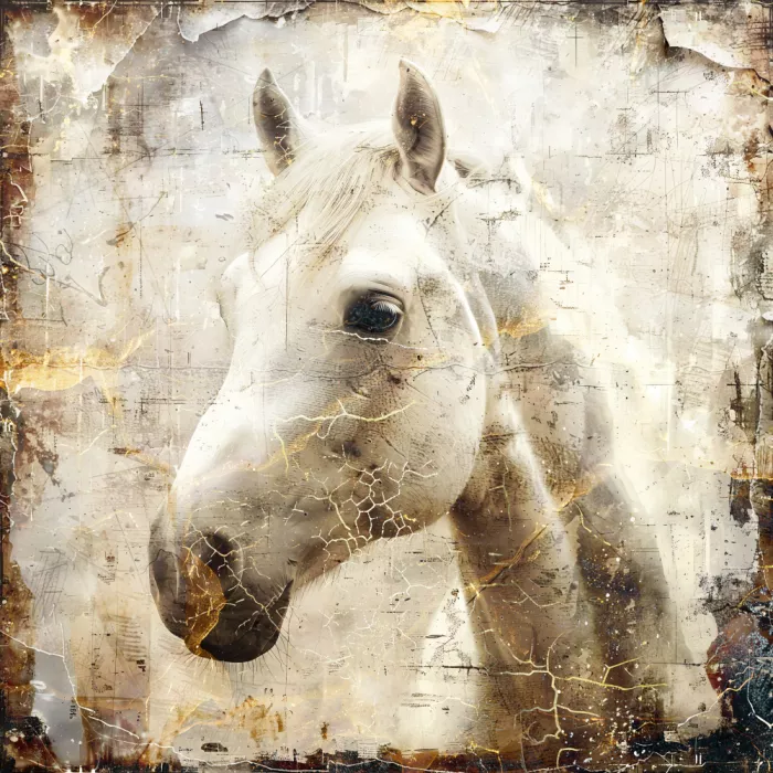 Kulik, Rafal: Cheval Illustration Art Vintage 02